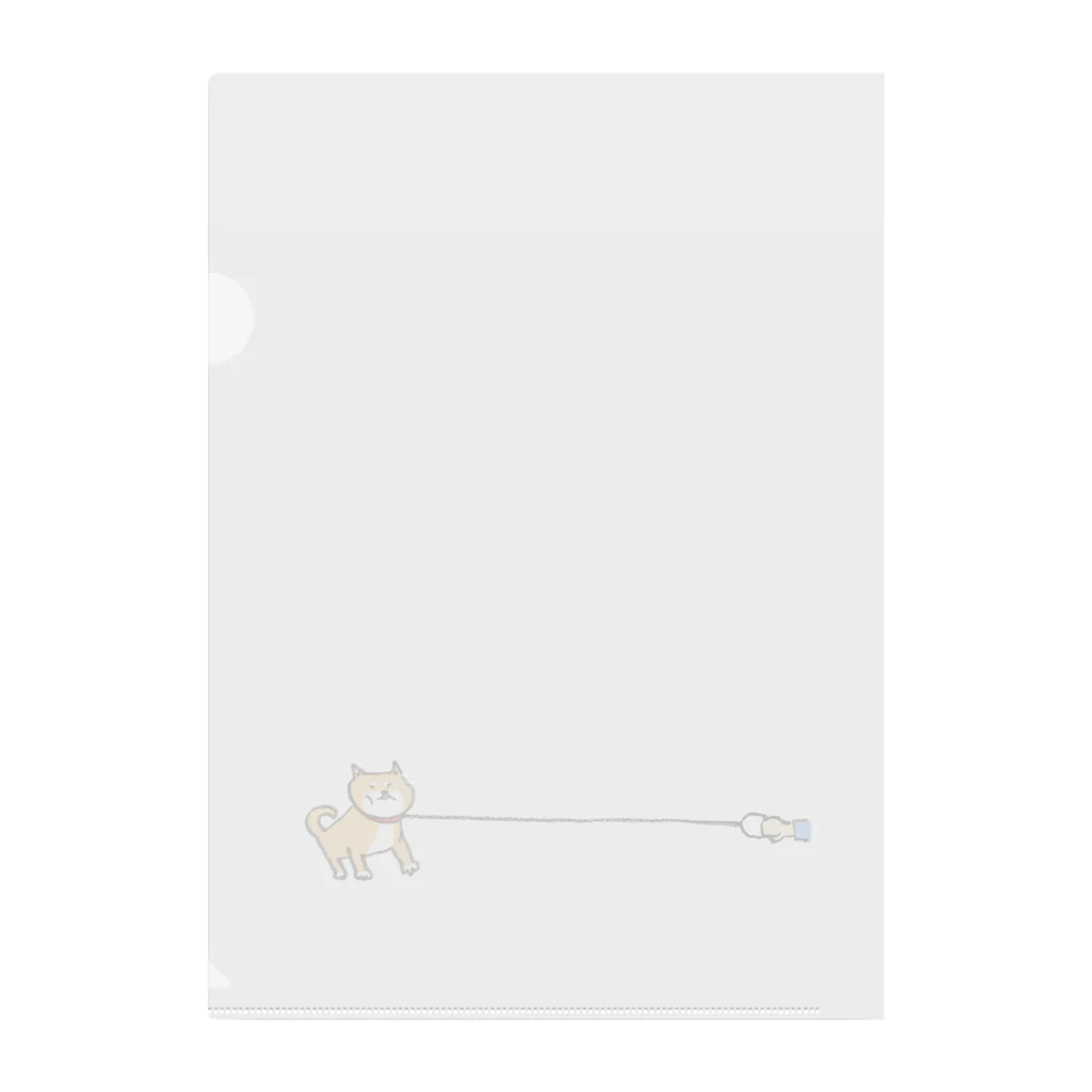 かいわれちゃんの帰りたくない柴犬 Clear File Folder