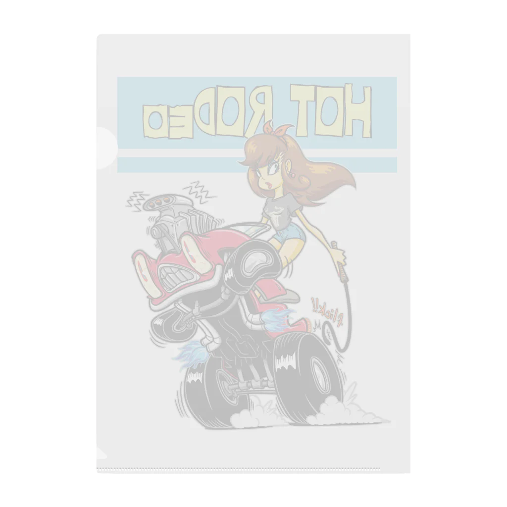 nidan-illustrationの“HOT RODeo” Clear File Folder