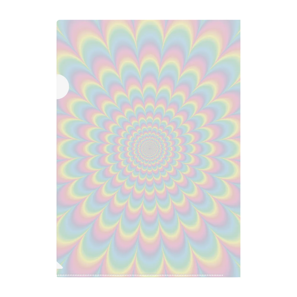 AQ-BECKのpsychedelic-02 Clear File Folder