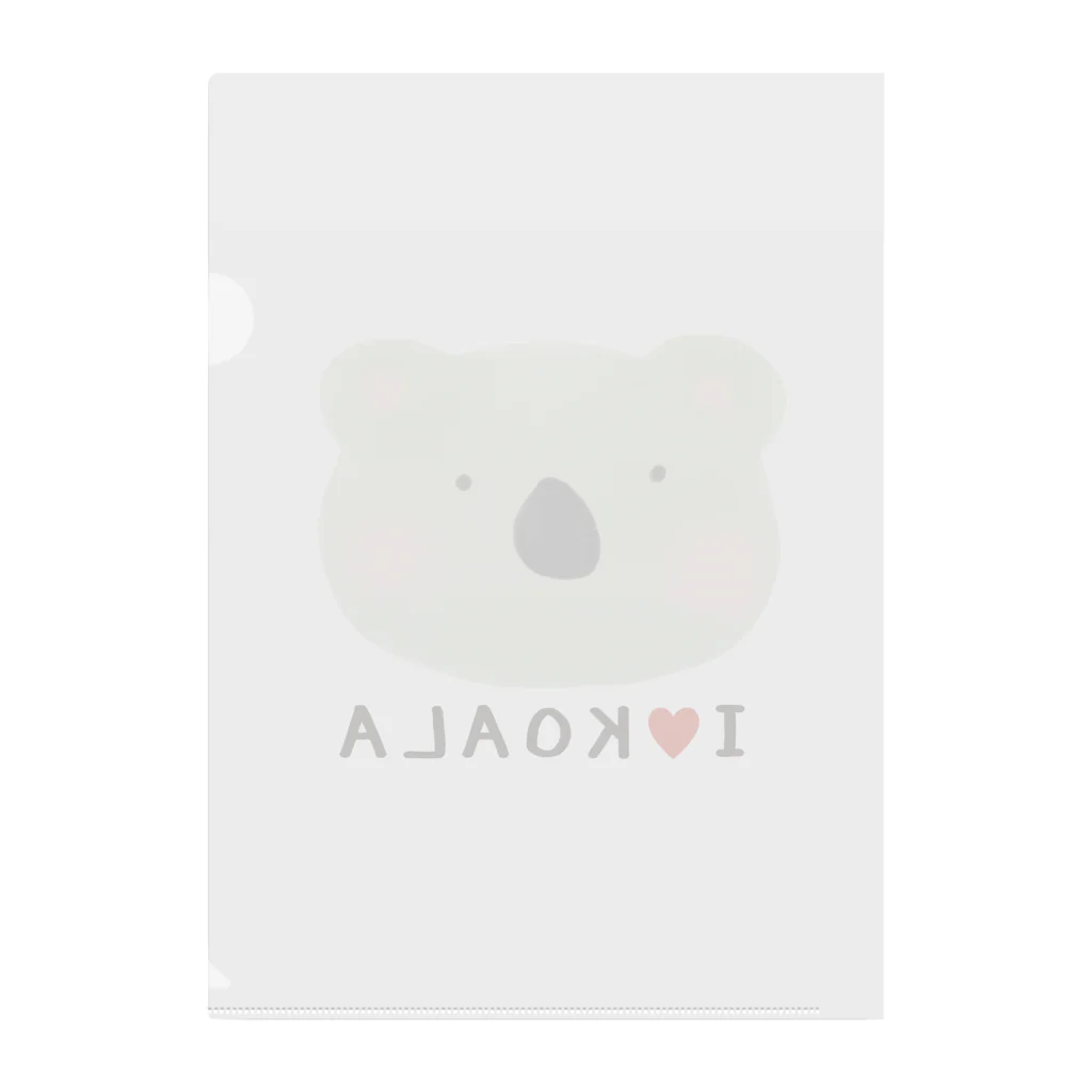 イラストレーター yasijunのＩはーとＫＯＡＬＡ Clear File Folder