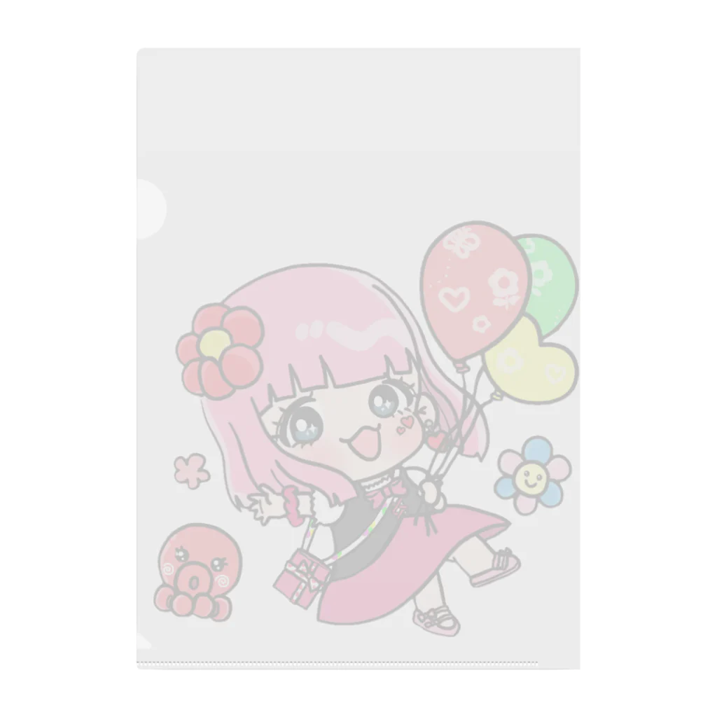 歌うバルーンパフォーマMIHARU✨〜あいことばは『笑顔の魔法』〜😍🎈の★MIHARU★cute❤️ Clear File Folder