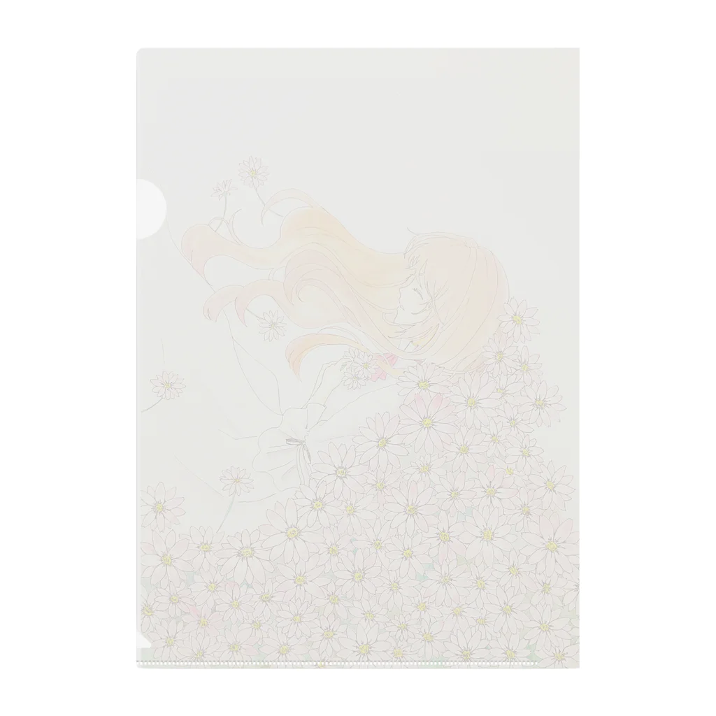 sakuのMarguerite Clear File Folder