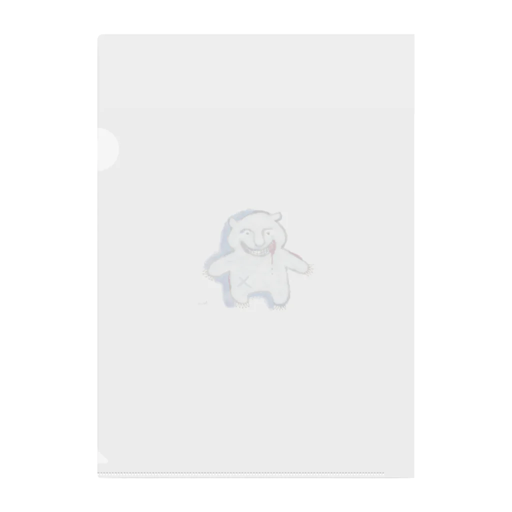 C-cubeのスプラッターしろくま君 Clear File Folder