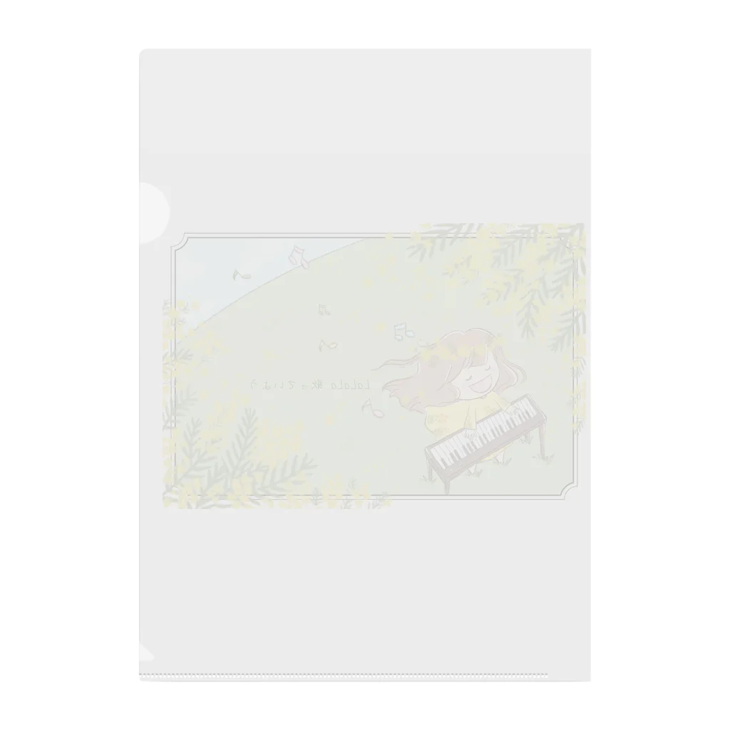 キャンディーおしのちゃんグッズのミモザおしのちゃん Clear File Folder