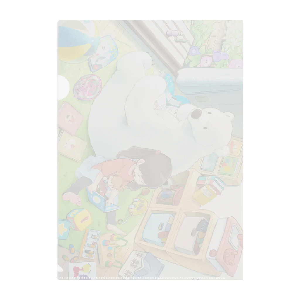 フジワラヨシトのどくしょのじかん Clear File Folder