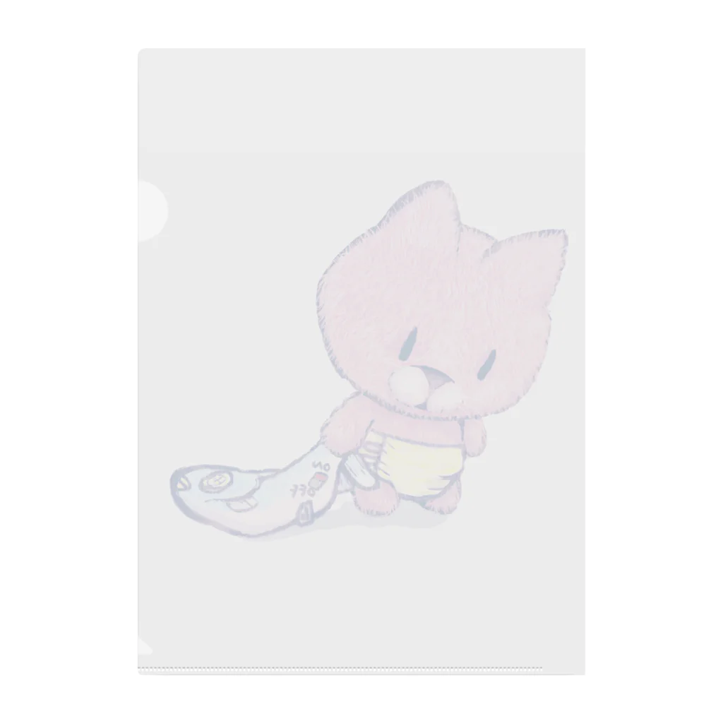 にゃんだミケコのだって・・・猫 Clear File Folder