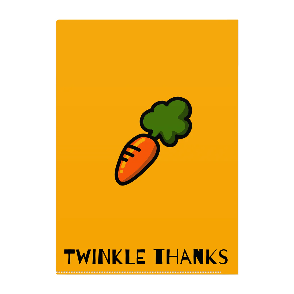 Twinkle★Thanksの会社使いたふぁいる Clear File Folder