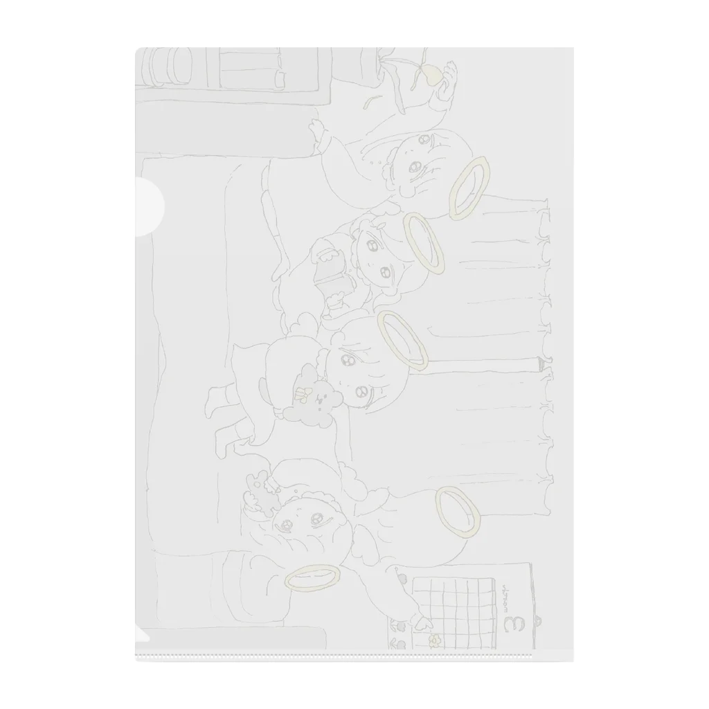 本調子の天使ちゃん(おかえり！) Clear File Folder