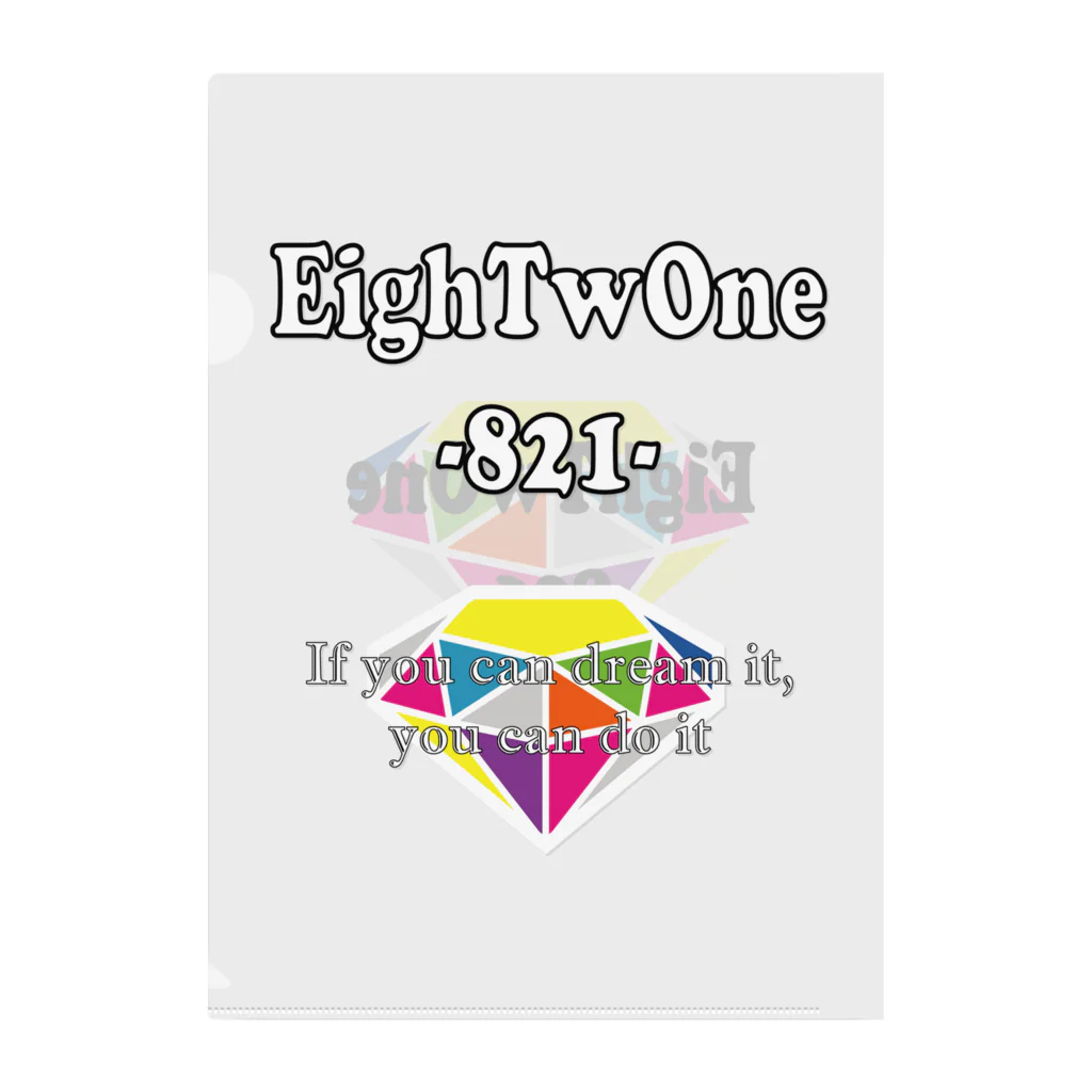 ストリートファッションはEighTwOne-821-(えいとぅーわん はちにーいち)のDIAMOND クリアファイル