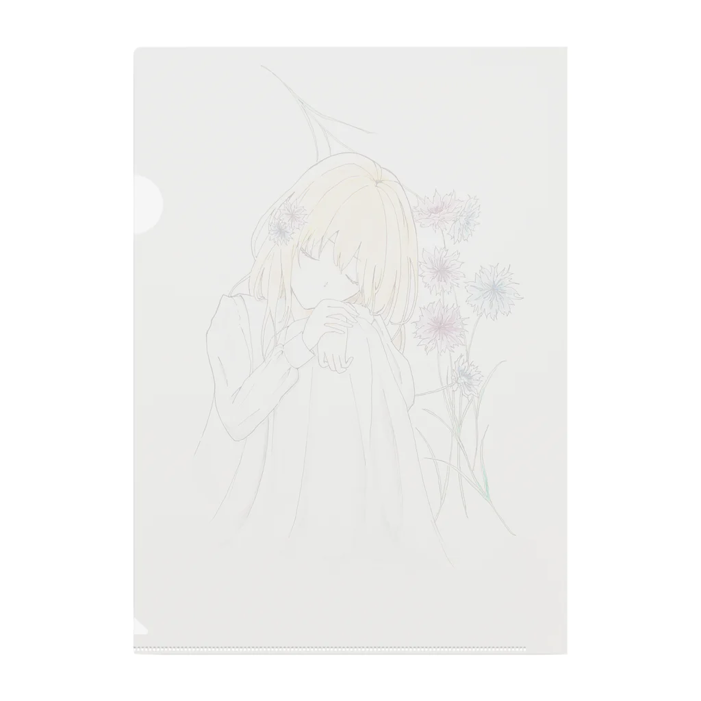 sakuのcornflower クリアファイル