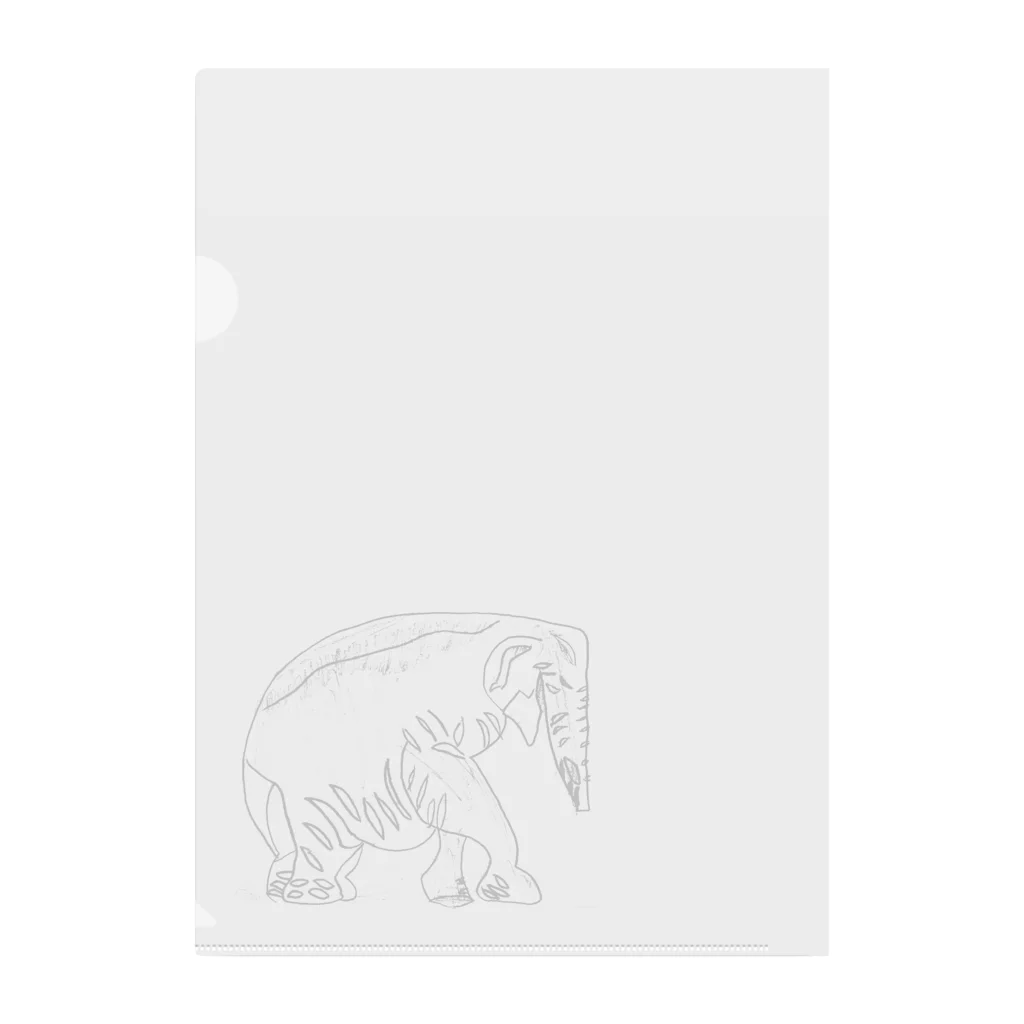 ガスかんダイナマイトのインドゾウ Clear File Folder