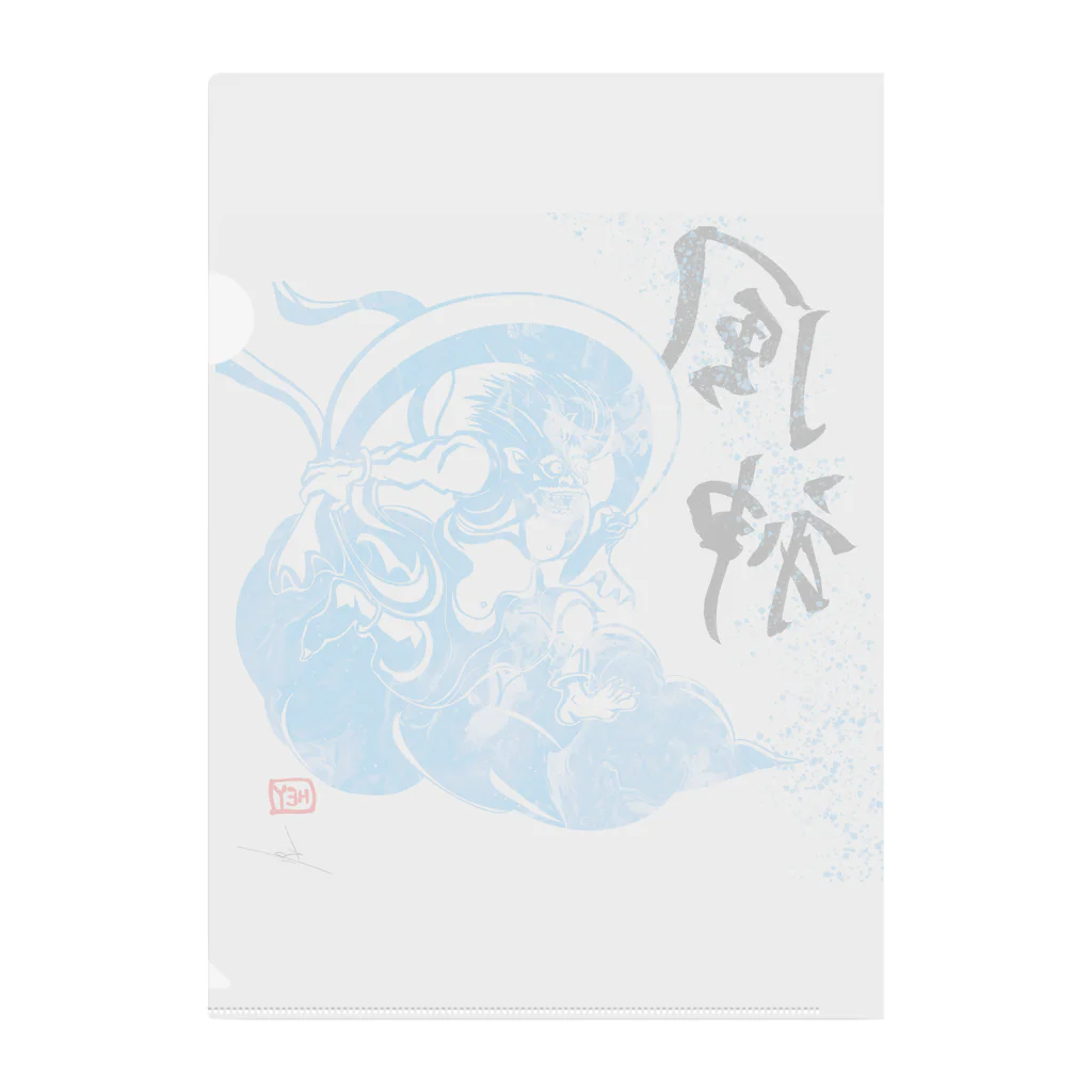 HEYの風神 Clear File Folder