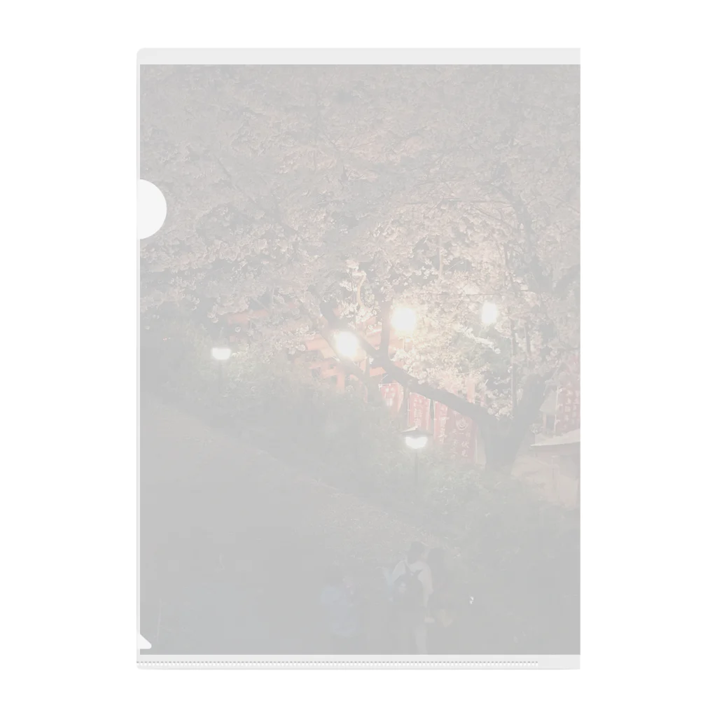 Boppy Bopの桜神社 Clear File Folder