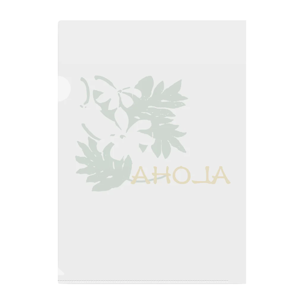 虹屋のALOHA-ティアレ Clear File Folder