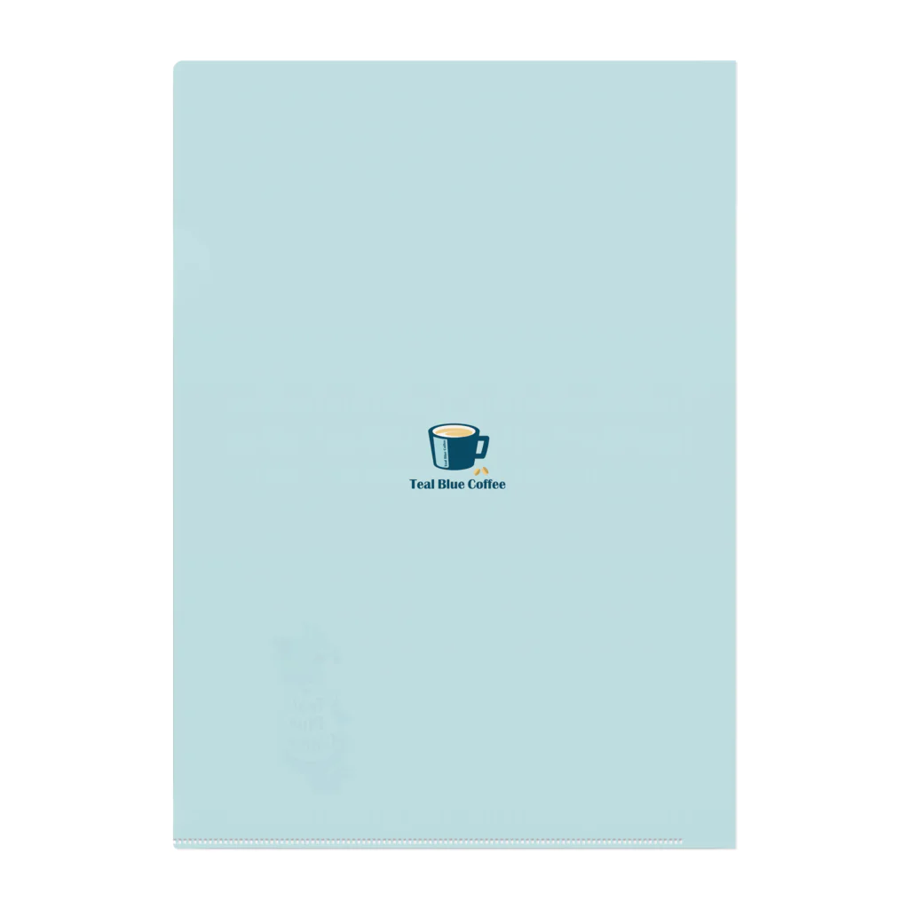 Teal Blue Coffeeのなに？ Clear File Folder