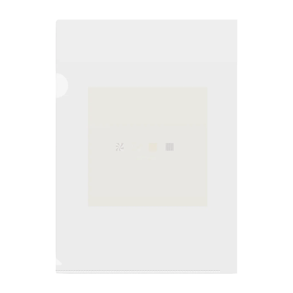 150.2°Cのkoro koro Candy-Cream Beige Clear File Folder