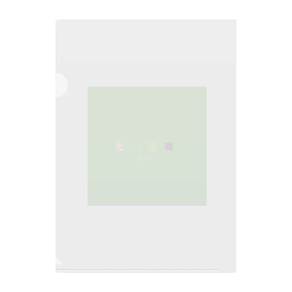 150.2°Cのkoro koro Candy-Tea Green Clear File Folder