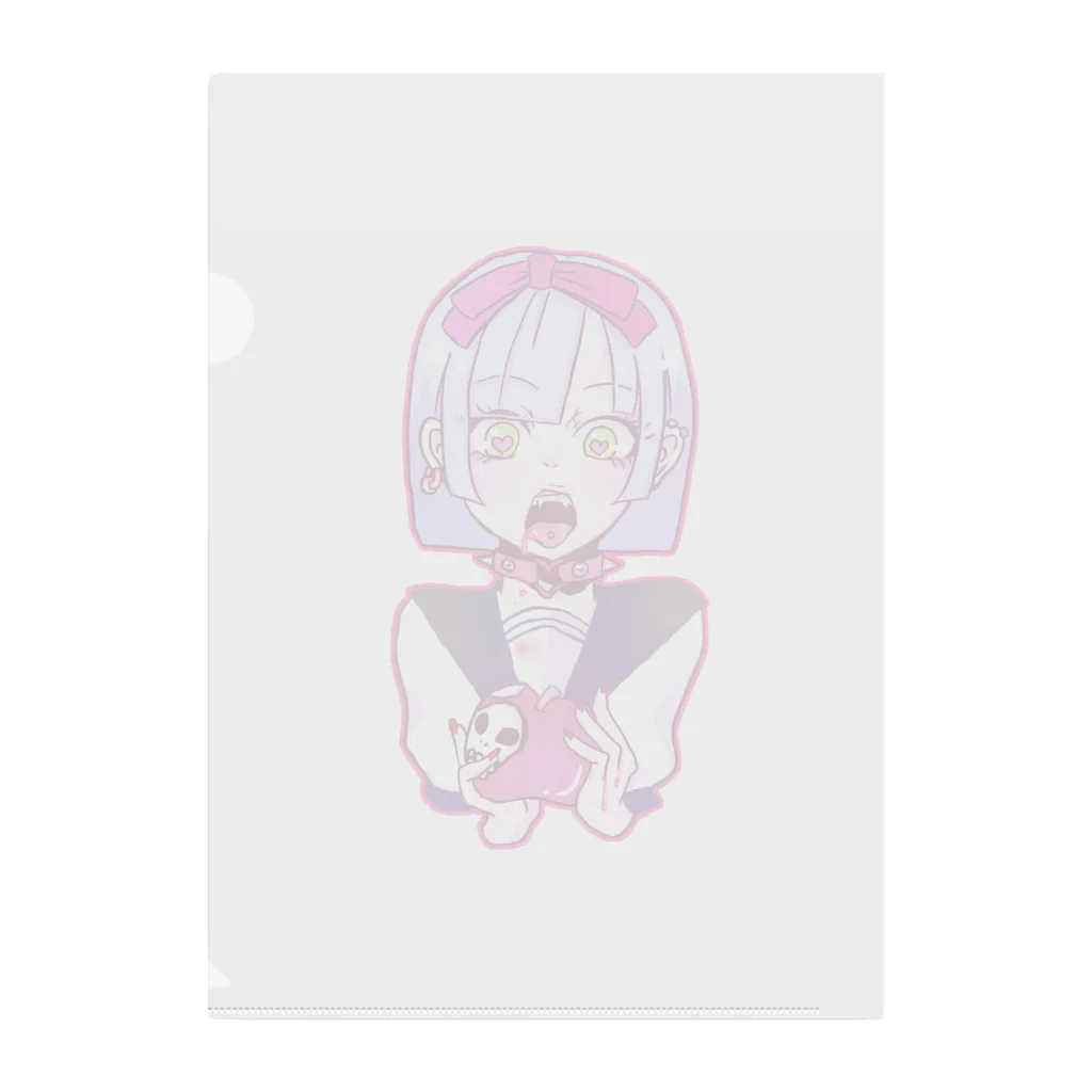 夜店の白雪ちゃんと毒林檎 Clear File Folder