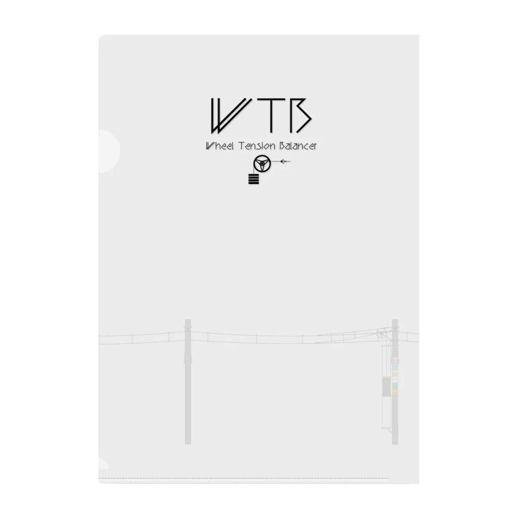 新商品PTオリジナルショップの架線柱 with WTB Clear File Folder