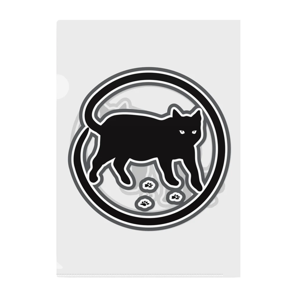 AURA_HYSTERICAのCat_Logo クリアファイル