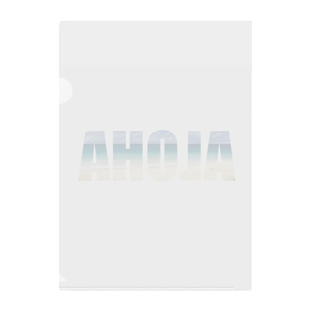 aloha808mahaloのALOHA × ビーチ＠ハワイ Clear File Folder