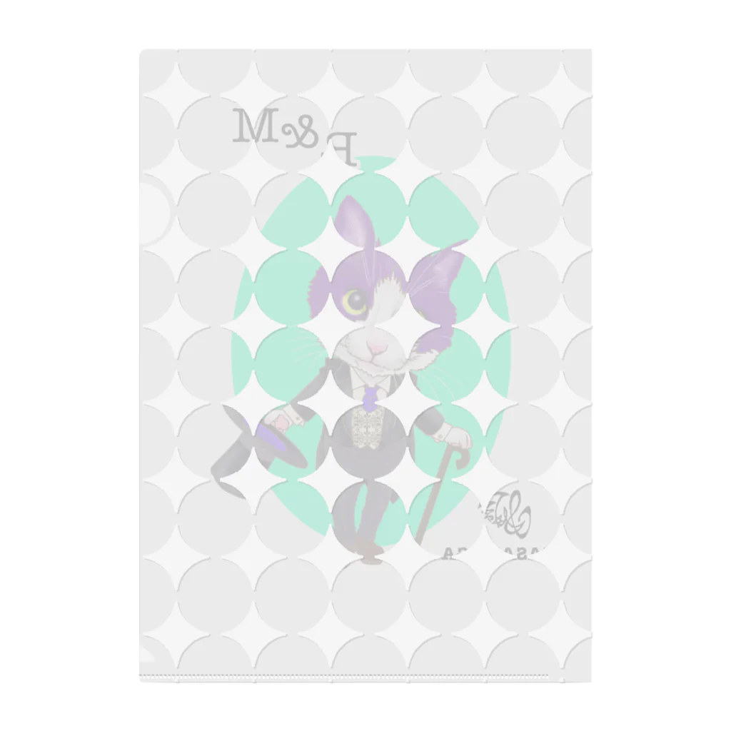 MASANAGA-zenshowのR＆M クリアファイル　グリーン Clear File Folder