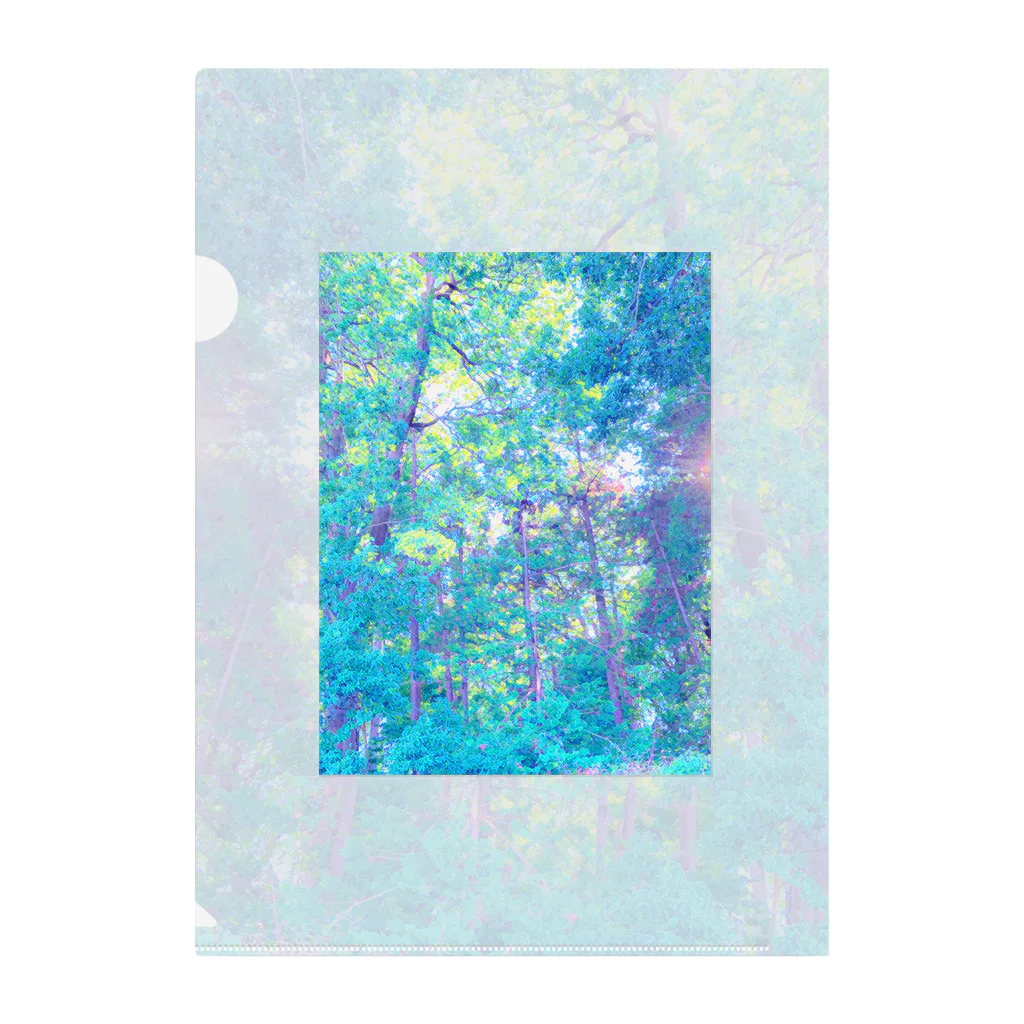 琴璃屋の幻想の森 Clear File Folder