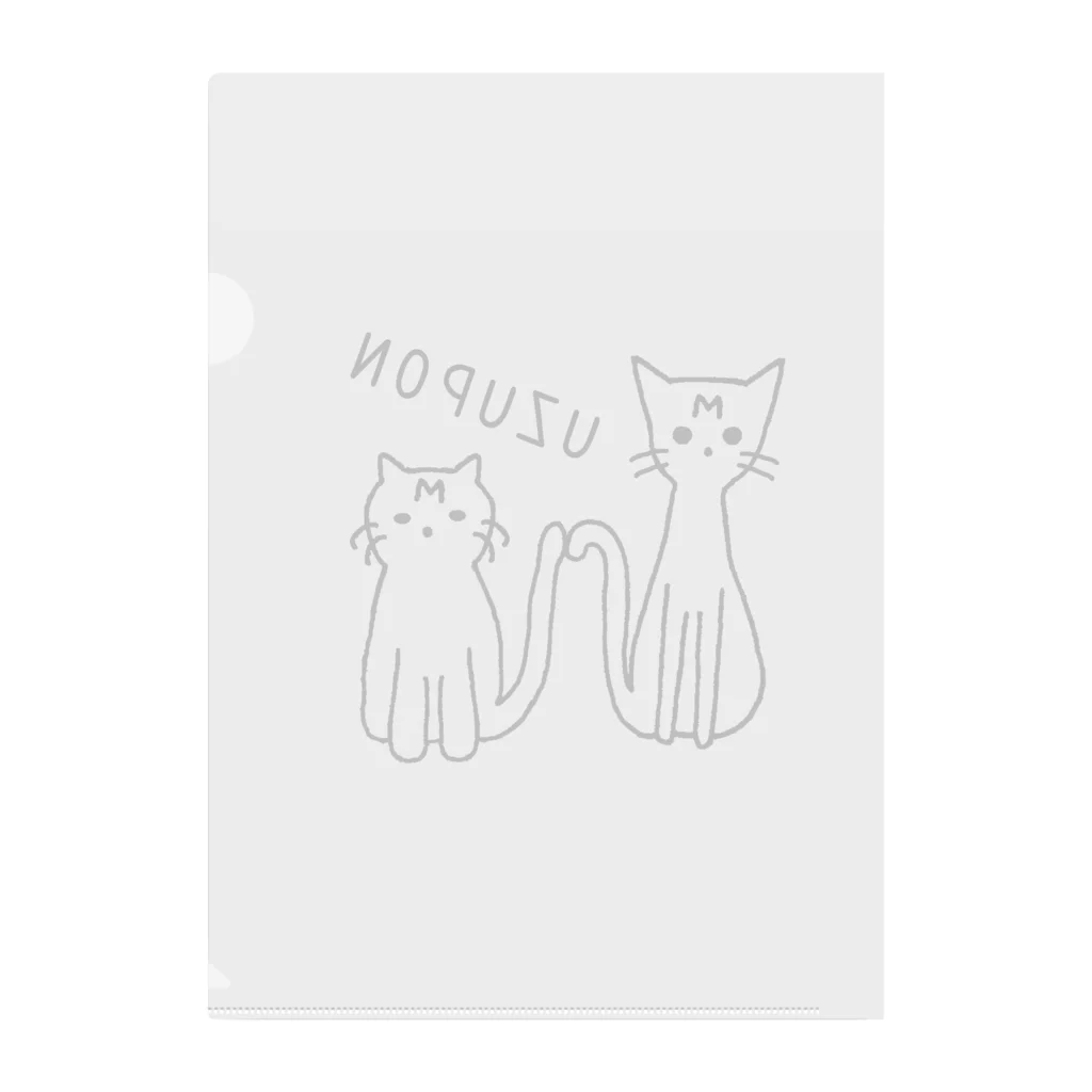 うずらねこしょっぷのうずぽんイラスト クリアファイル