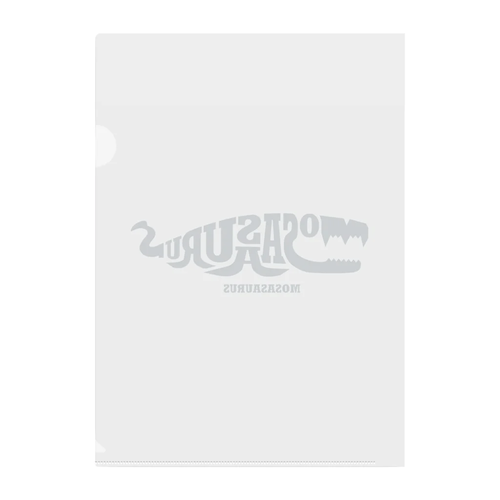 100cafeのモササウルス Clear File Folder