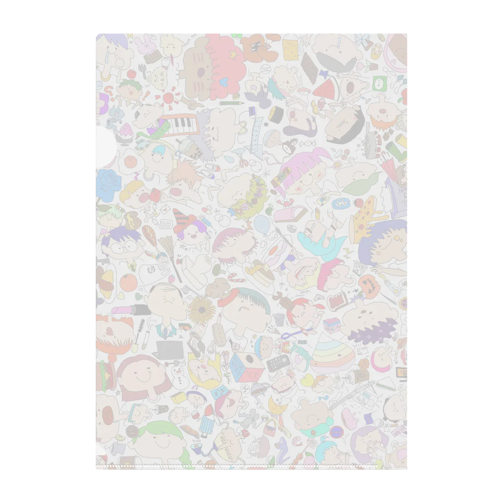 ゆうこの世界のわいわいフレンズ Clear File Folder