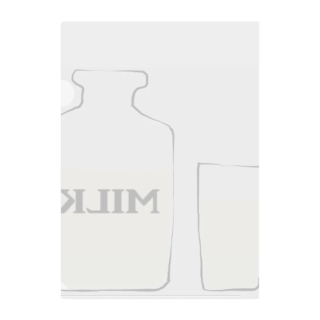 レモンスカッシュの泡のミルクの時間 Clear File Folder