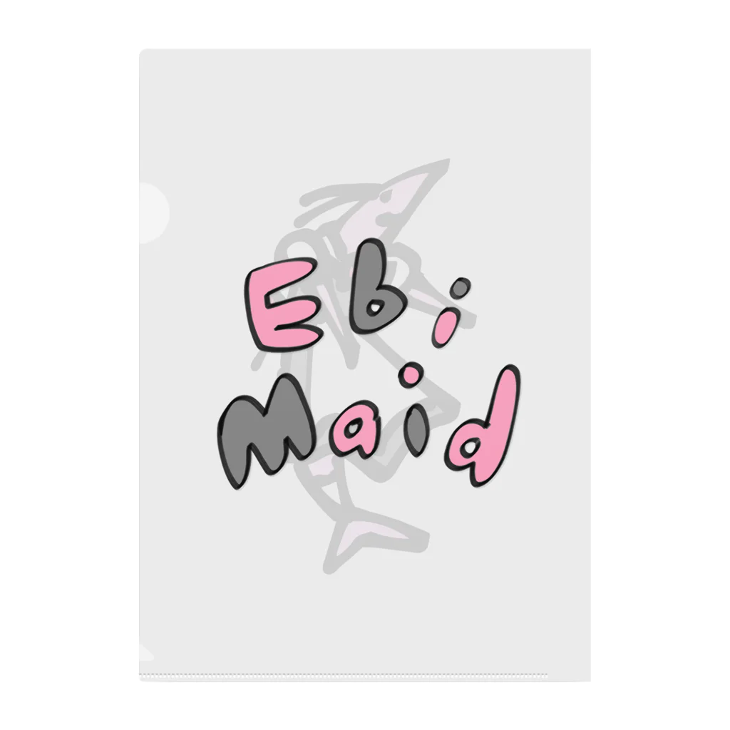 さつきうさぎえびえびショップのEbi Maid えび丸 クリアファイル