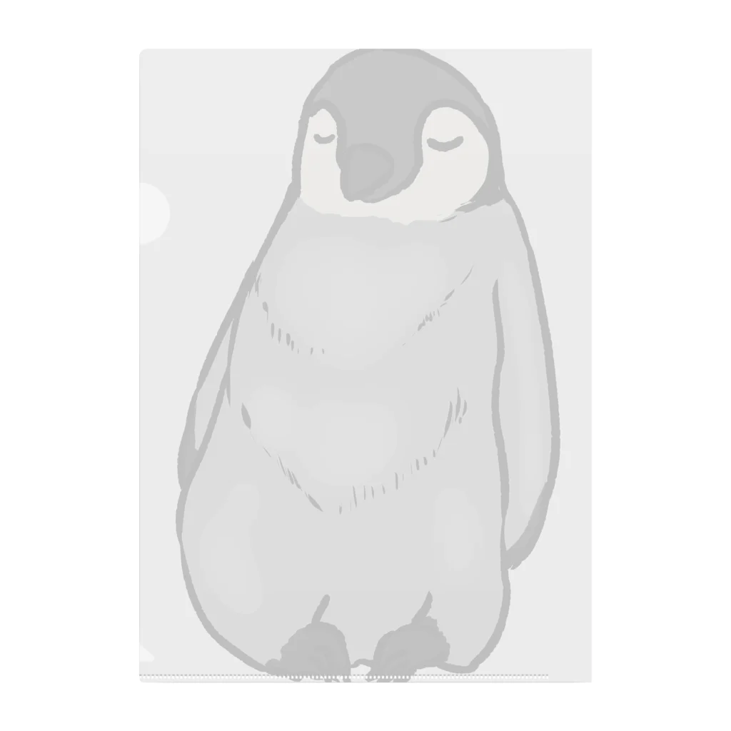 眠る皇帝ペンギン赤ちゃん / chicodeza by suzuri ( chicodeza