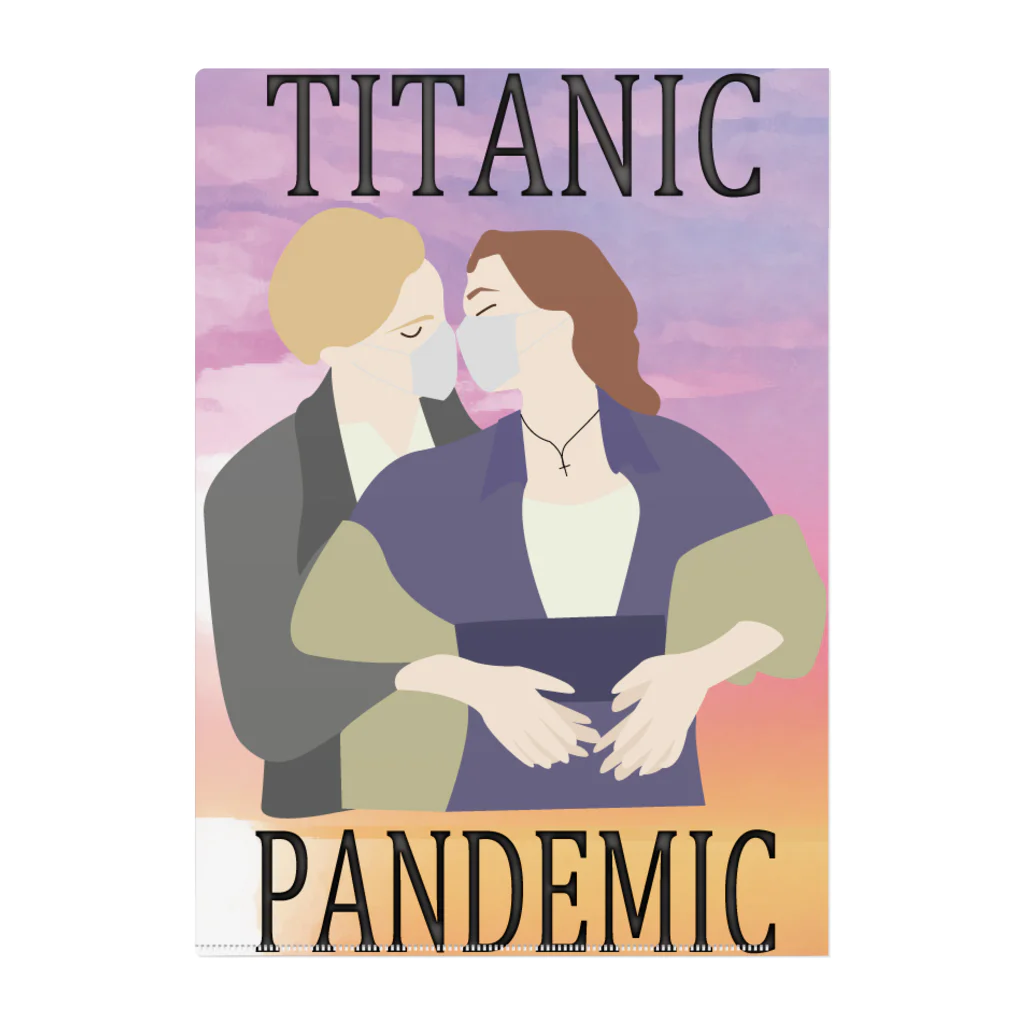 K'sDesignWorksのTITANIC PANDEMIC クリアファイル