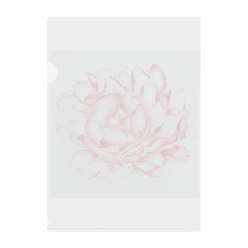 ピッチーの芍薬 peony Clear File Folder