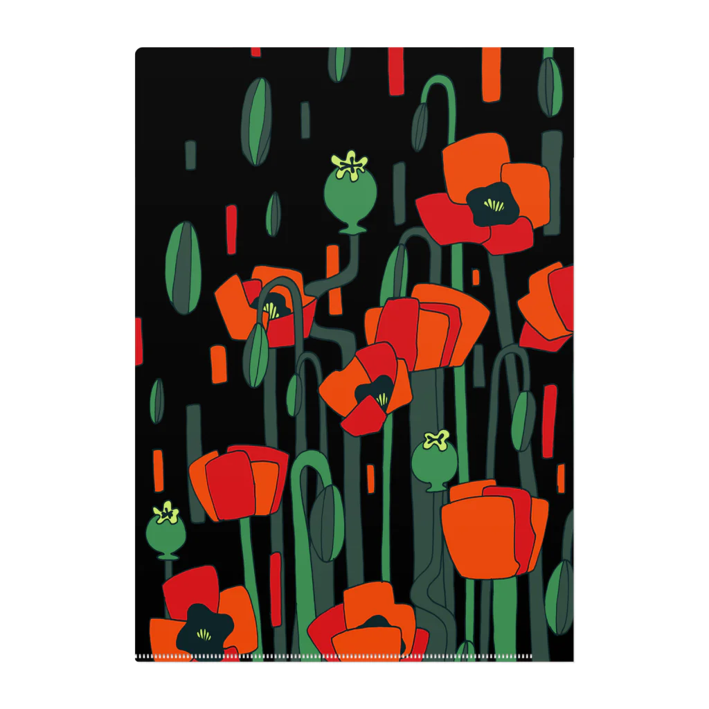 黒箱のPoppy Clear File Folder