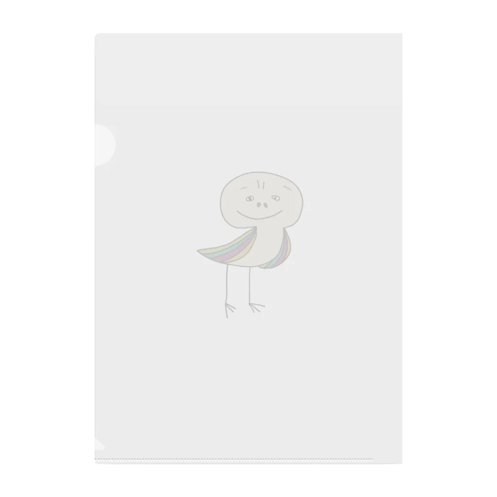Nattsuanのカラフル羽付き小鳥ちゃん Clear File Folder