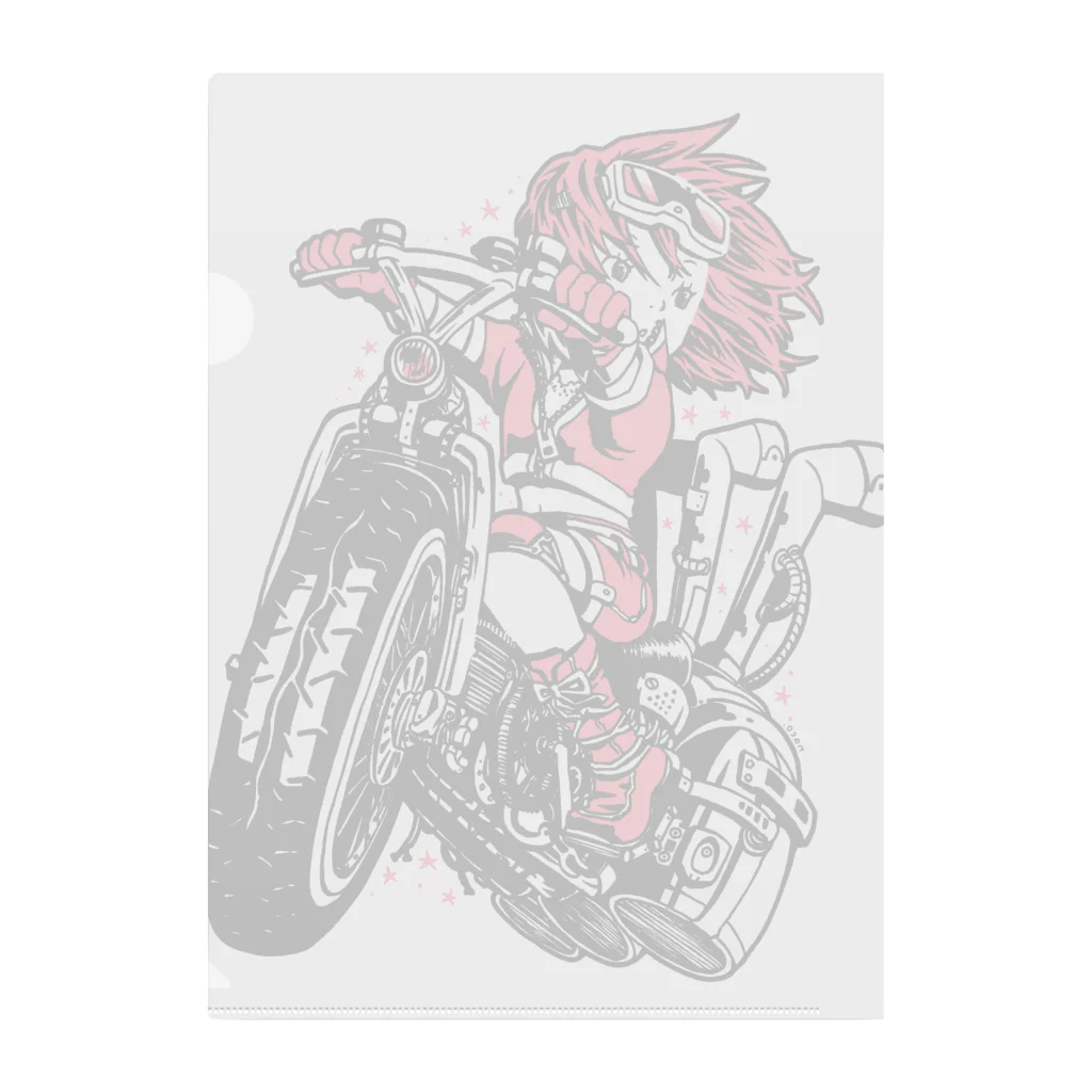 NFSN66 の飛行自転車 Clear File Folder