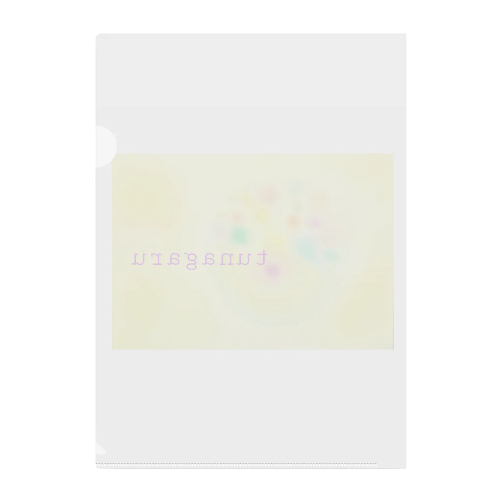 気まぐれshop　haruchonのtunagaru  ヒーリングアート Clear File Folder