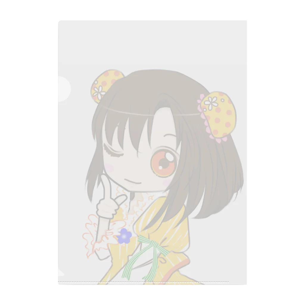 なないろlatte*の向日葵色の乙女normal Clear File Folder