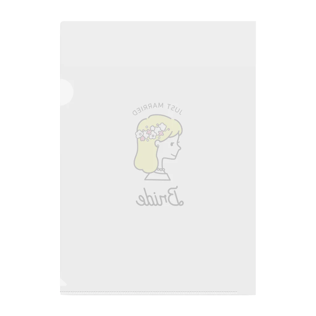 I LOVE YOU STORE by Hearkoの花嫁-Bride- Clear File Folder