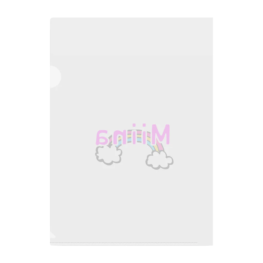 shop etoile@mi_na公式グッズのmi_naグッズ Clear File Folder