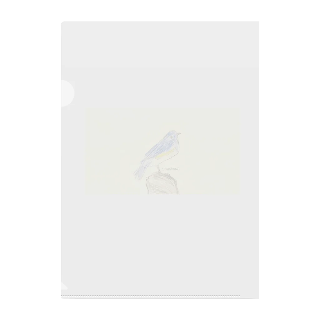 Flamboyantの幸せの青い鳥 Clear File Folder
