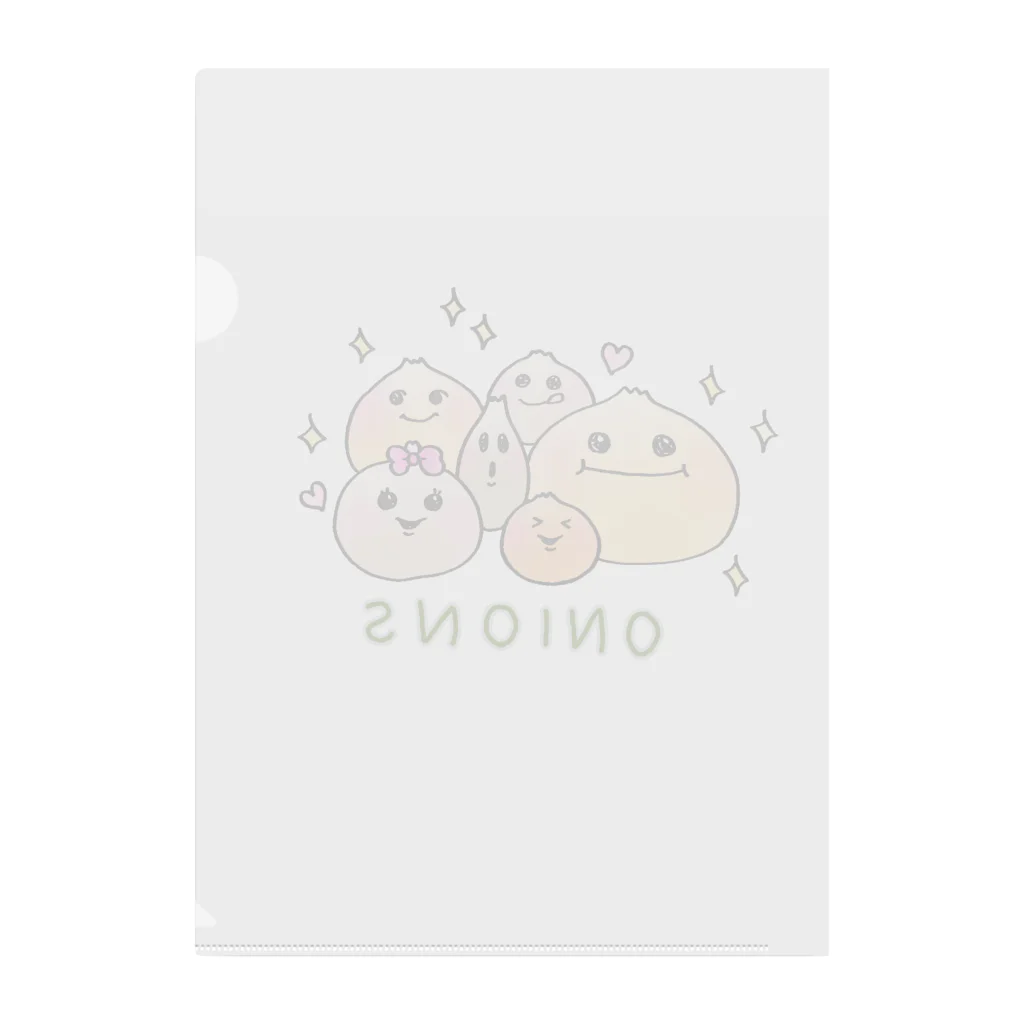 mochimochipotetoのオニオンズ Clear File Folder