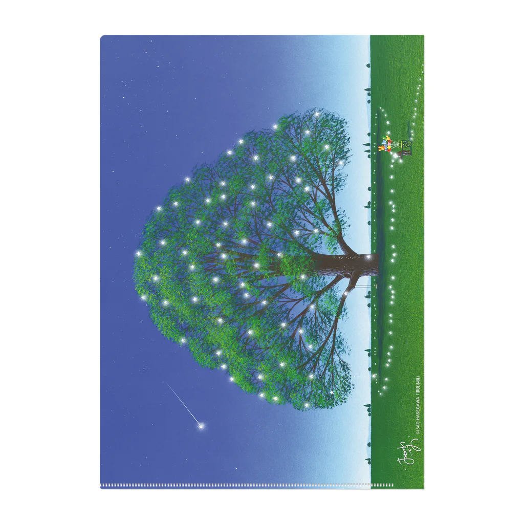 スターリィマンと幸せ暮らしアイテムの夢見る樹 クリアファイル