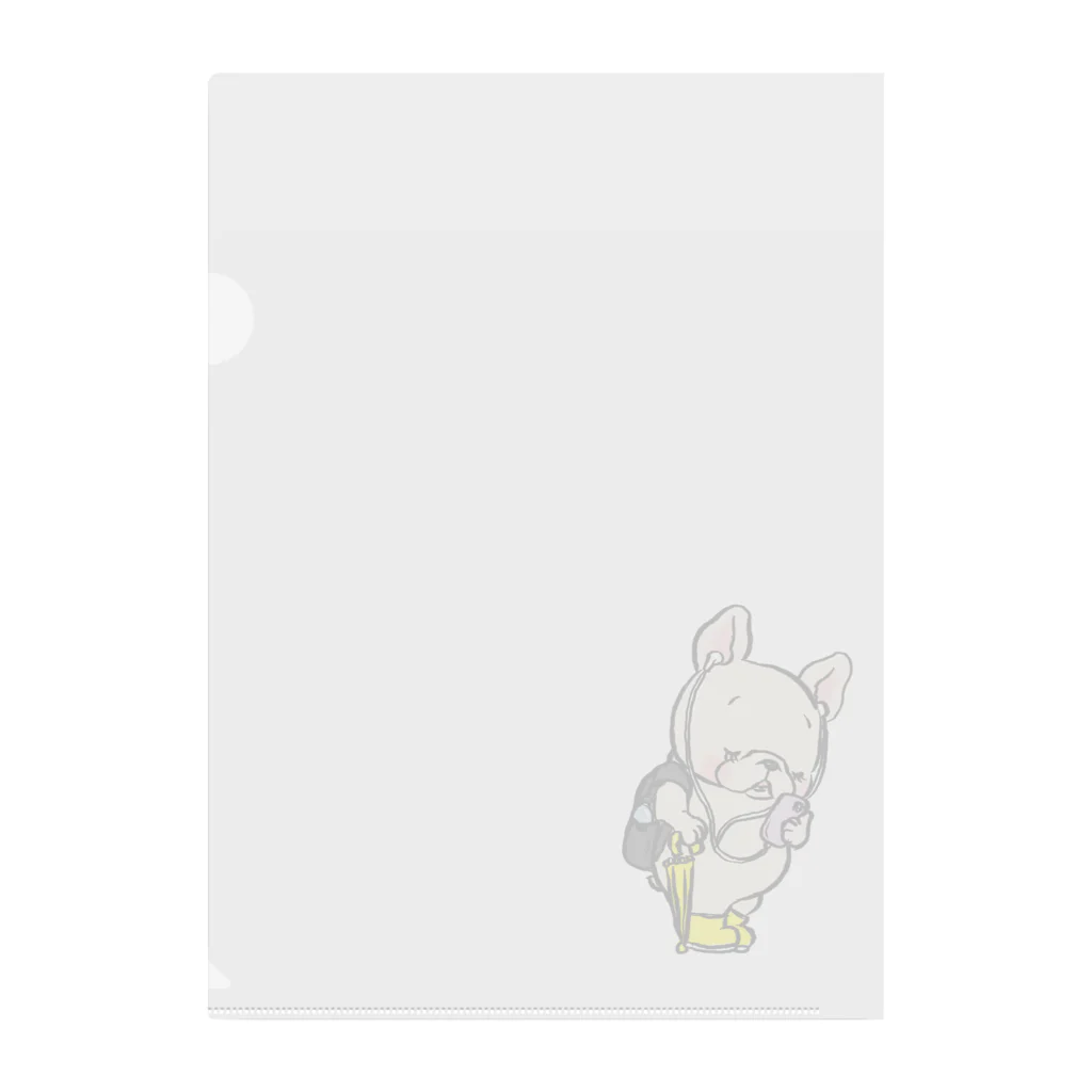 2216studioの雨上がりのフレブルちゃん。 Clear File Folder