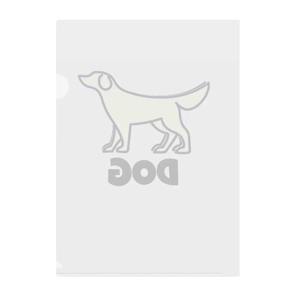 さとうの犬のDOG🐕🦮 Clear File Folder