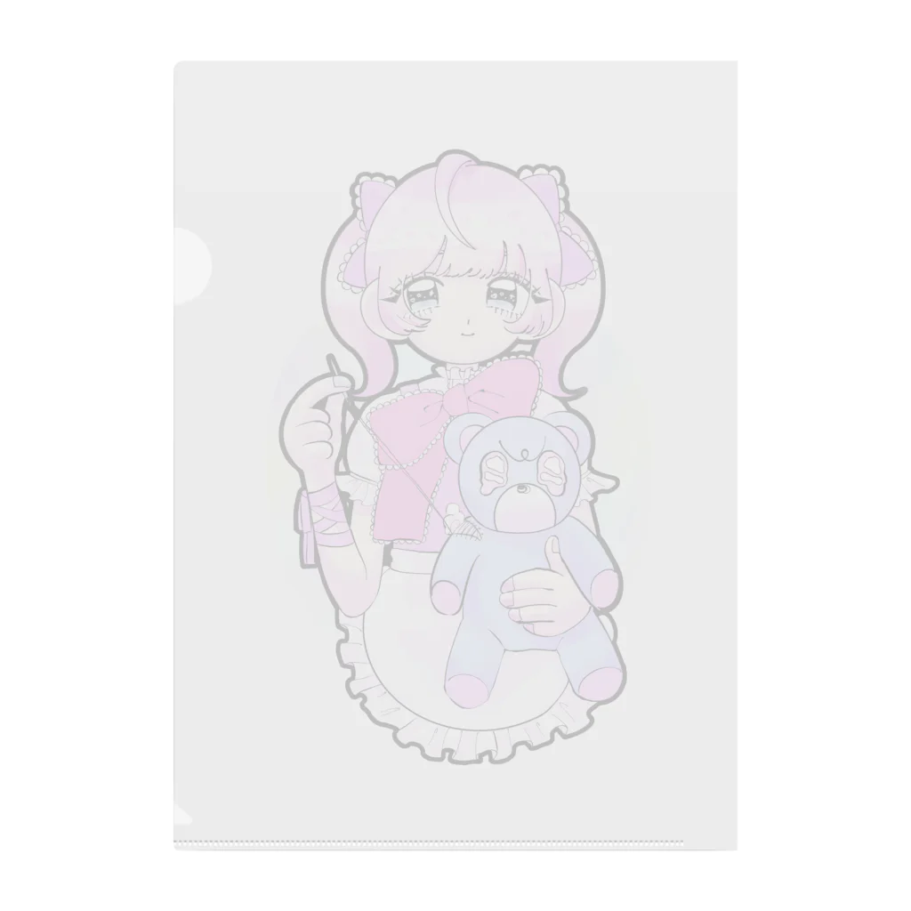 どすこい大胸筋のくまたん Clear File Folder