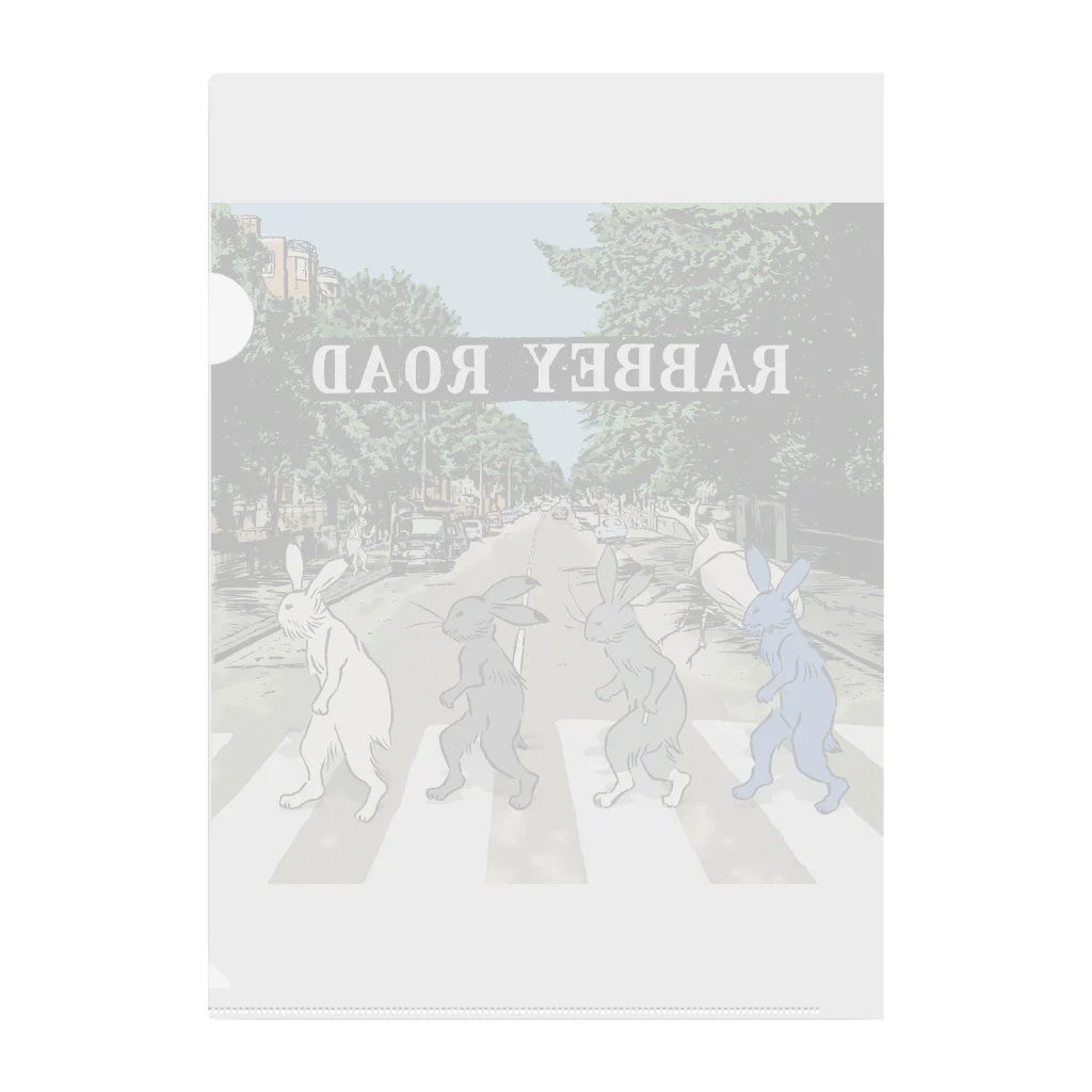 超獣★GIGAのRABBEY ROAD Clear File Folder