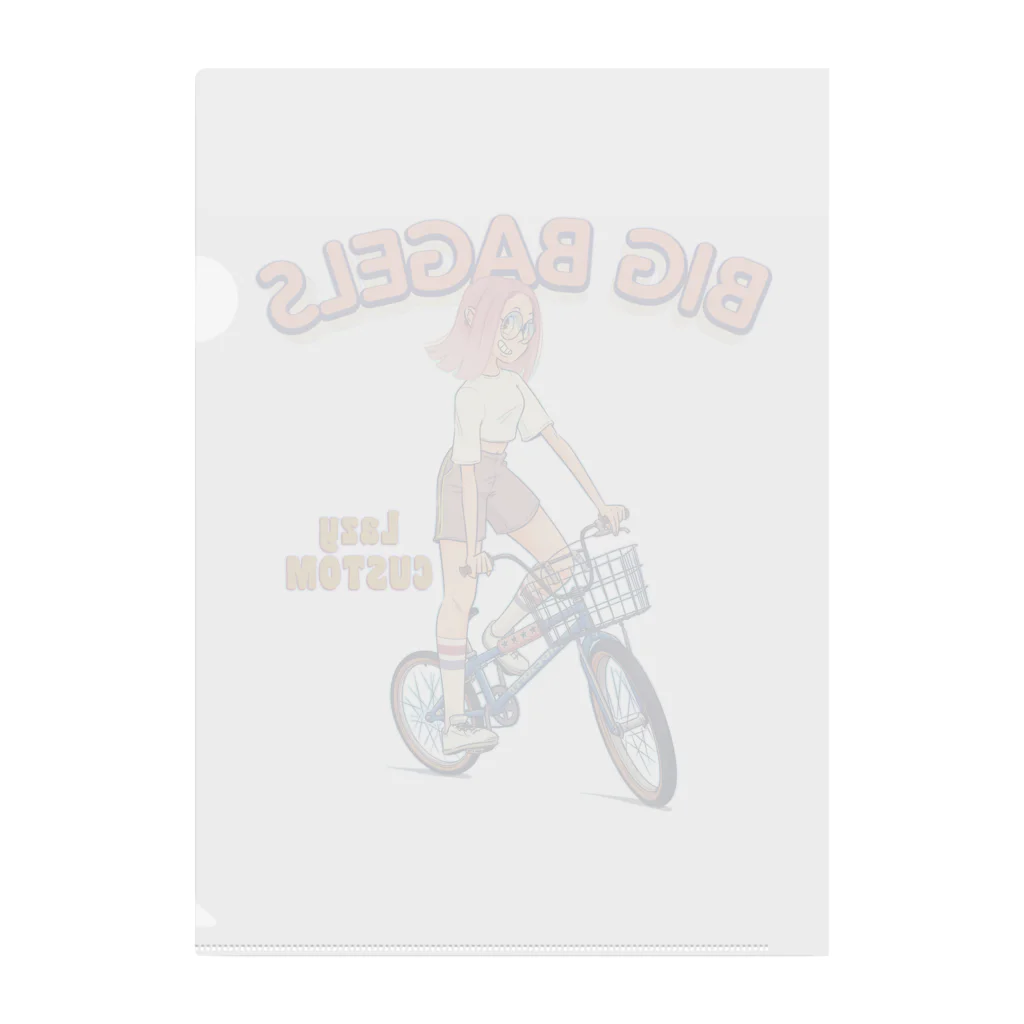 nidan-illustrationの"big bagels" Clear File Folder